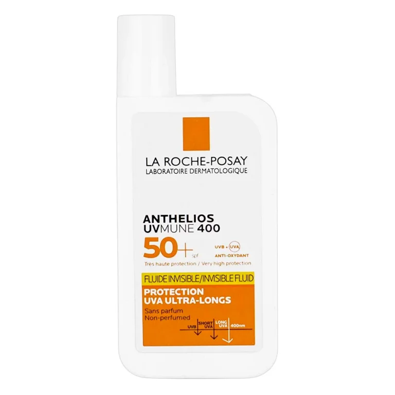 فلوئید ضد آفتاب بی رنگ لاروش پوزای SPF50 مدل آنتیلیوس انواع پوست